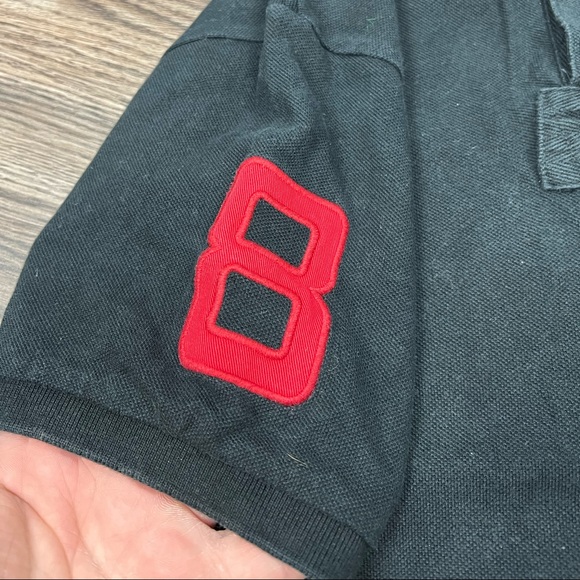 Polo Ralph Lauren Black w/ Red Big Pony Polo Shirt L - Picture 5 of 6